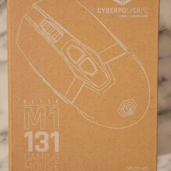New in Box CyberPower M1-131 Wired Elite Gaming Optical Mouse PC LED RGB Enhance - Picture 2 of 3